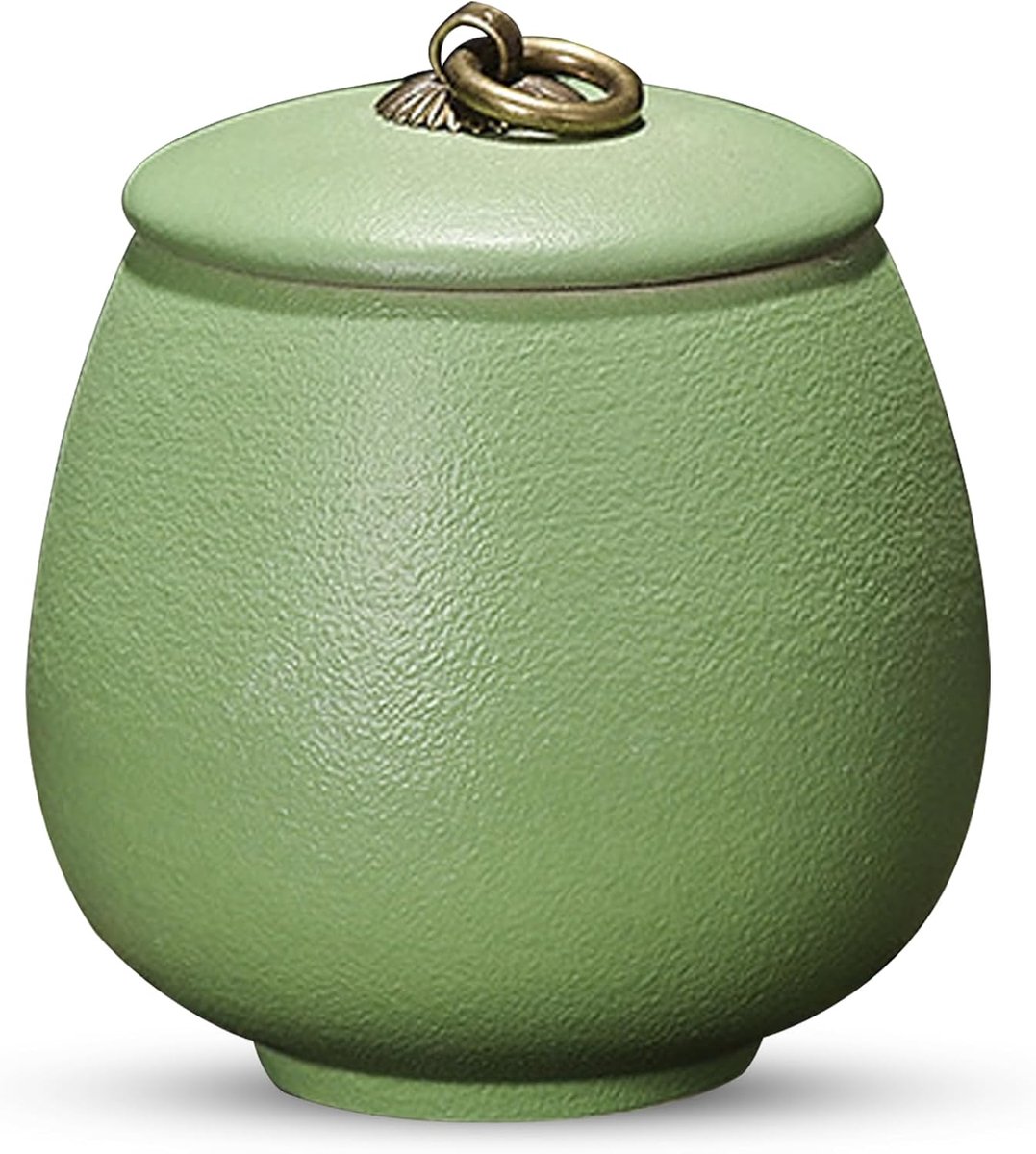 Urn Mini - Keramiek - Mat Licht Groen - 170 ML - Voor Menselijke of Huisdieren As