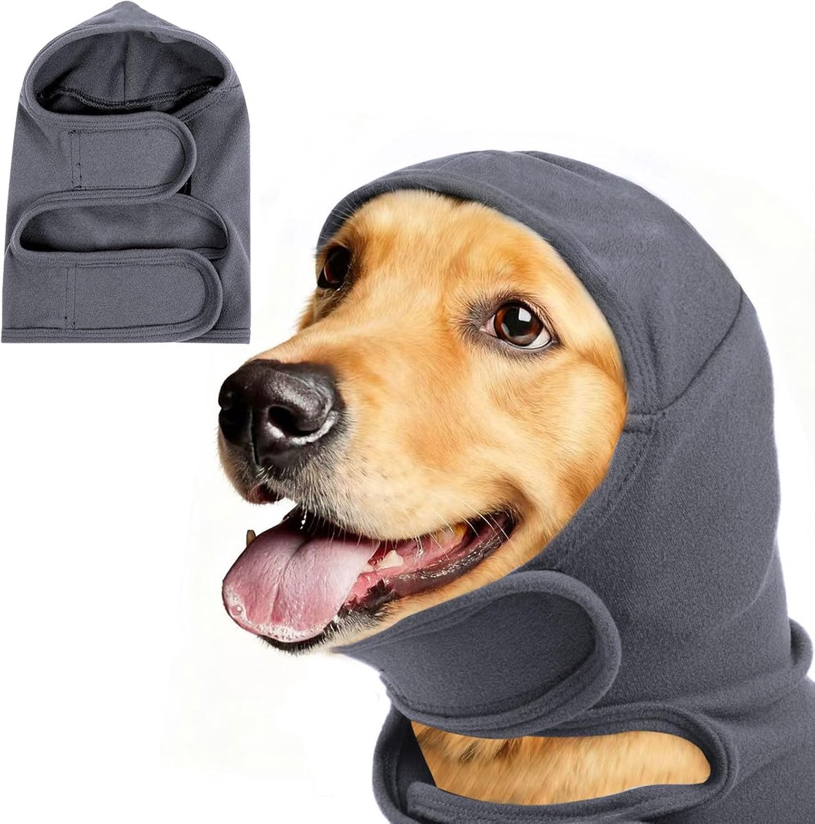 Hond Oorkappen Zelfklevend - Zachte Neopreen - Verlichting van Angst - Warmte voor Hoofd en Oren - ShopVlot