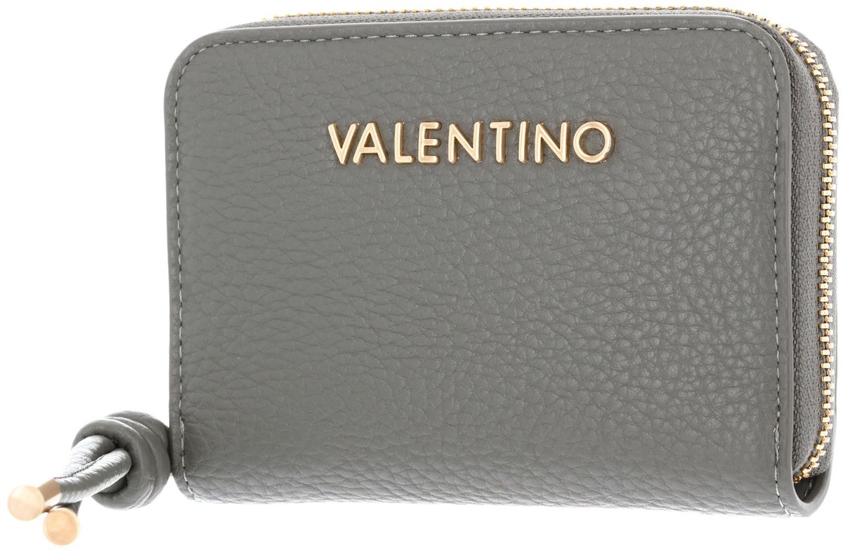 VALENTINO portemonnee Saphira Zip Around Wallet Antracite donkergrijs