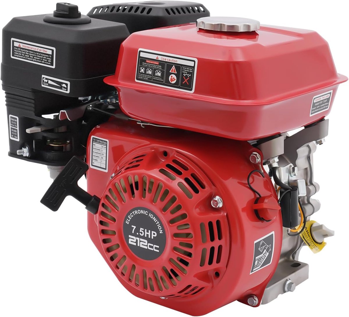 4-takt motor met een vermogen van 7.5 PK - 36.2L x 31.3B x 33H cm | Industrohome