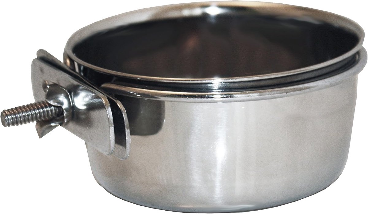 Platter Bolt On voerbak voor huisdieren, 900 ml
