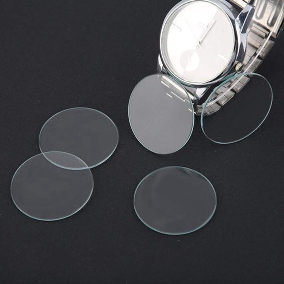 Allecto - Vervangend Plat Horlogeglas - Horlogeglas 37 mm - Krasvast