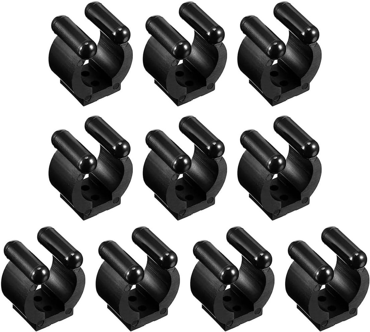 10 Stuks Plastic Pool Cue Clip Houder Accessoire voor Zwembad Keuen met Binnendiameter 17mm, Ideaal voor Cue Tips en Accessoires