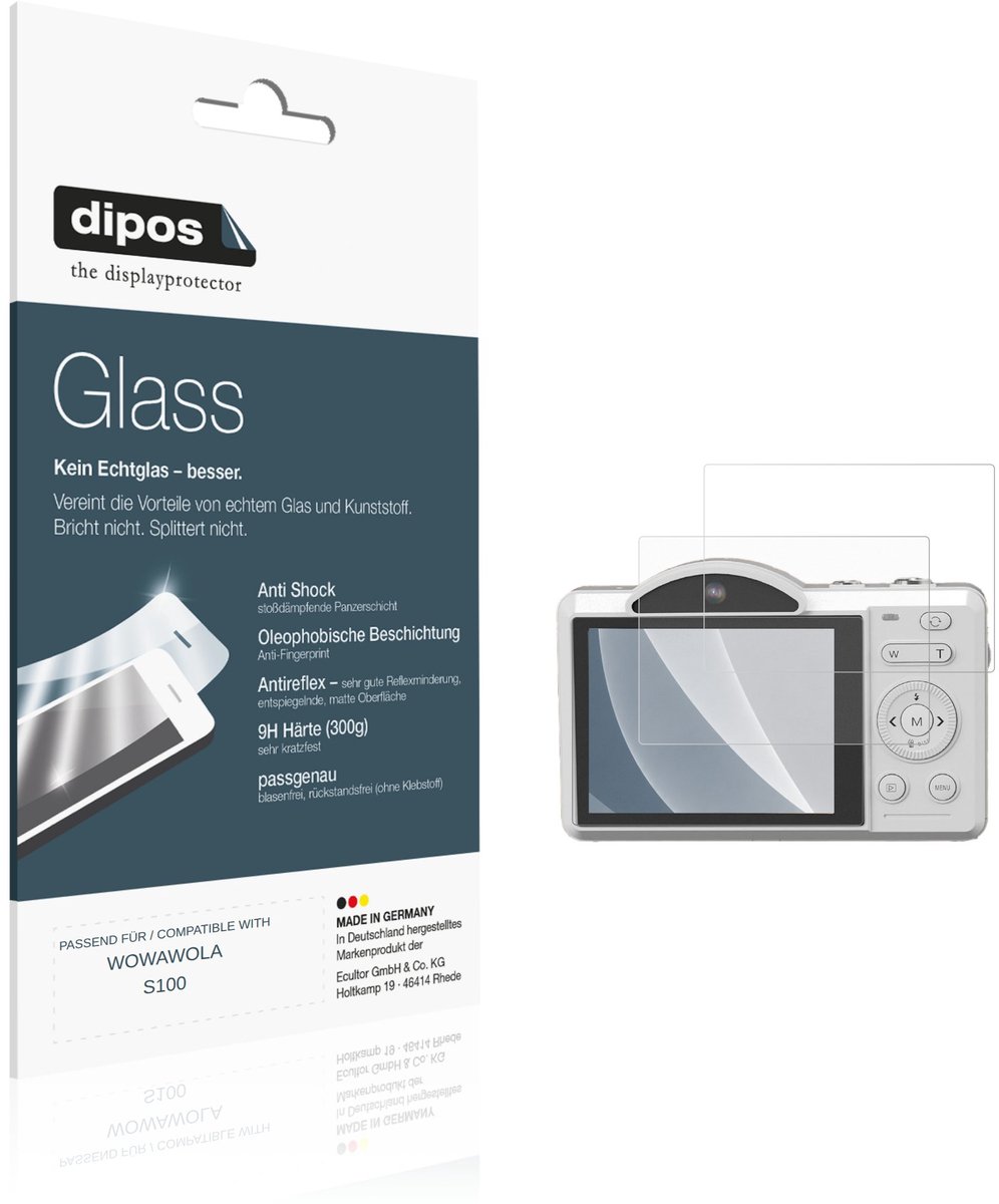 dipos – 2x Matte Pantserfolie geschikt voor WOWAWOLA S100 | 9H Screenprotector