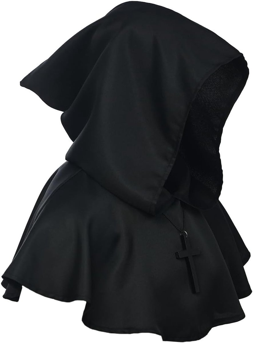 Middeleeuwse Gugel Kap Hoed Cosplay Kleding voor Monniken en Historische Evenementen