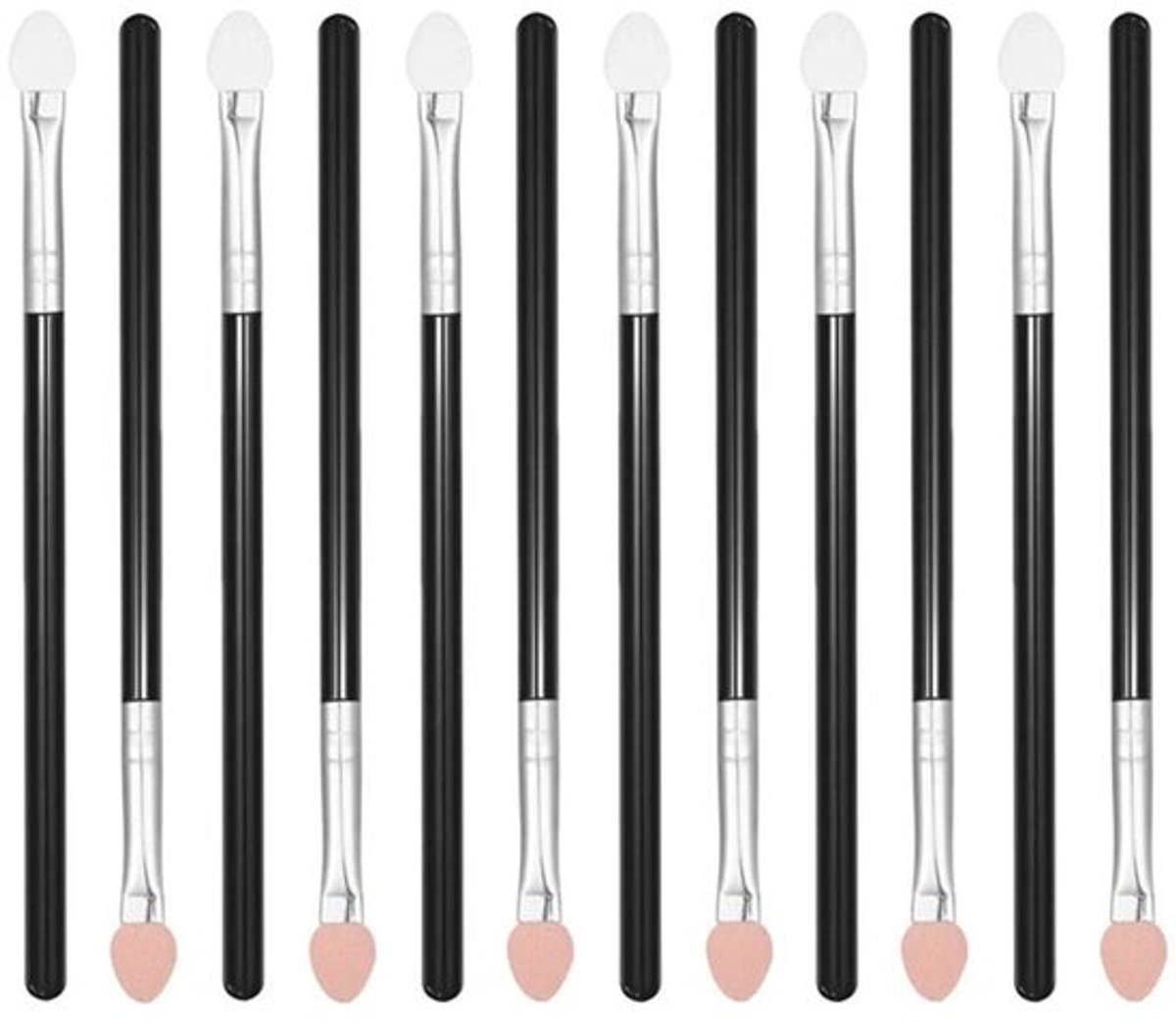 Dailygoody - Lang Oogschaduw-Applicator Set - 12 Stuks