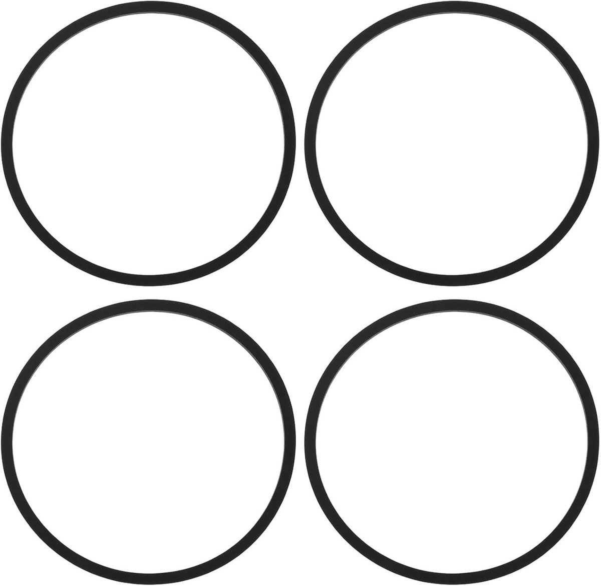 4 Stuks Vierkante Aandrijfriem 29 x 1.2MM - Geschikt voor Cassette- en CD-spelers, Hoge Kwaliteit en Duurzaam