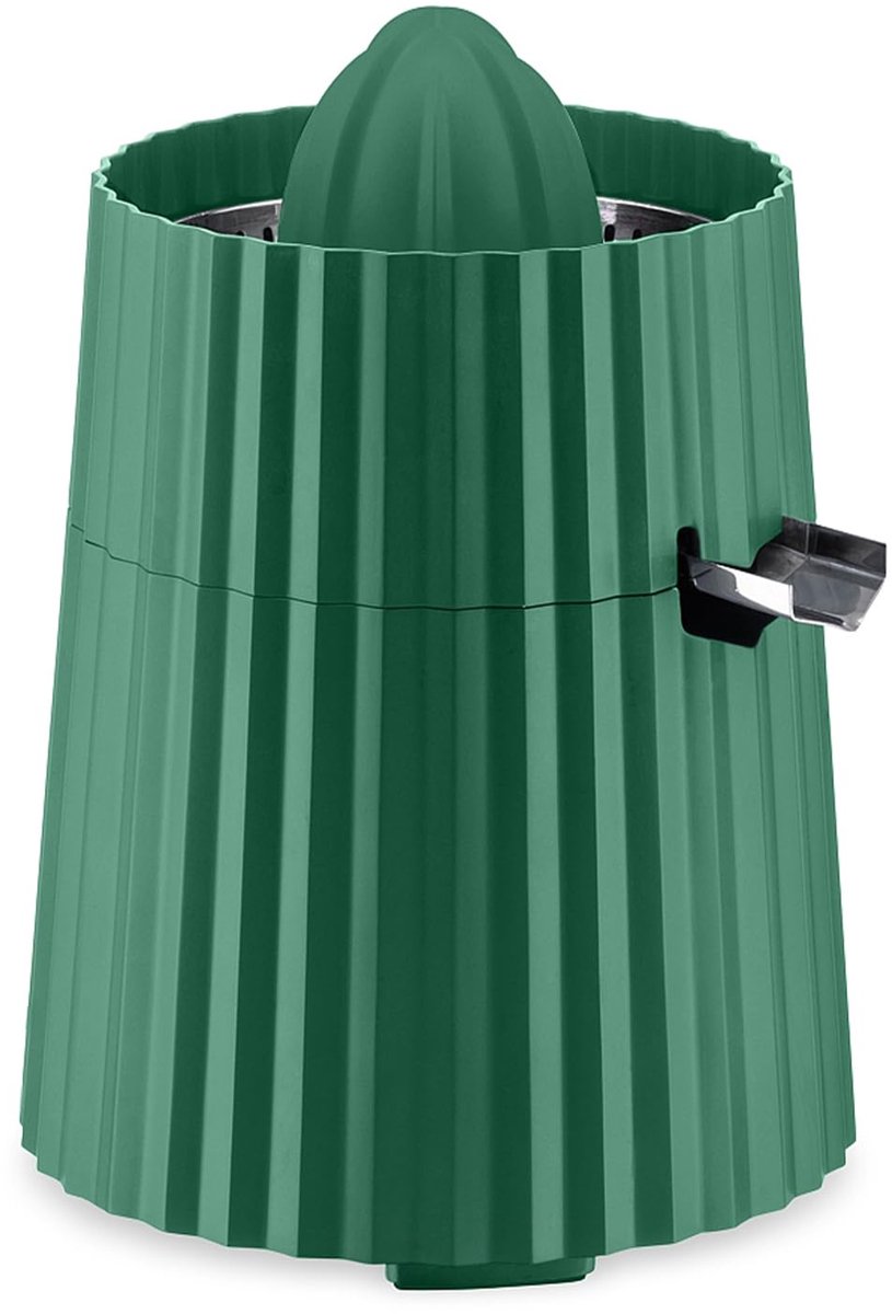 Citruspers Elektrisch 80W Kunststof Sapcentrifuge Met RVS Zeef Fruitpers Groen 1 kg