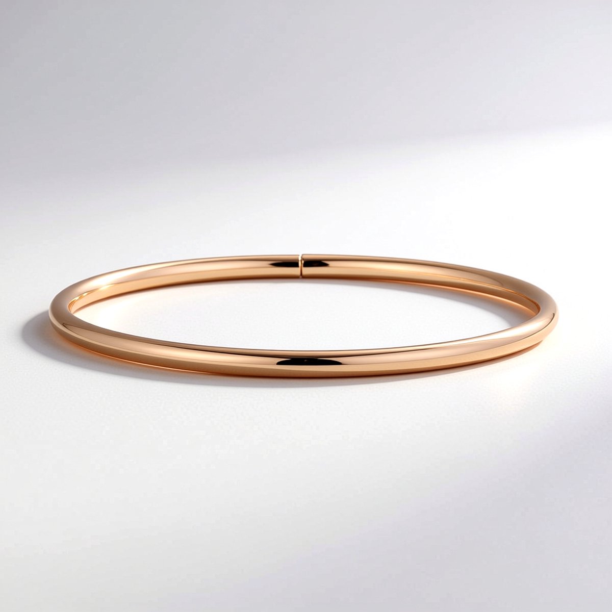 Chique roségouden vermeil zilveren armband