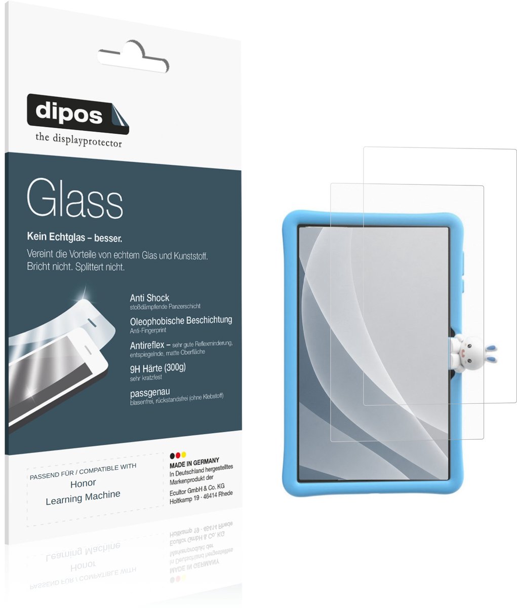 dipos – 2x Matte Pantserfolie geschikt voor Honor Learning Machine | 9H Screenprotector
