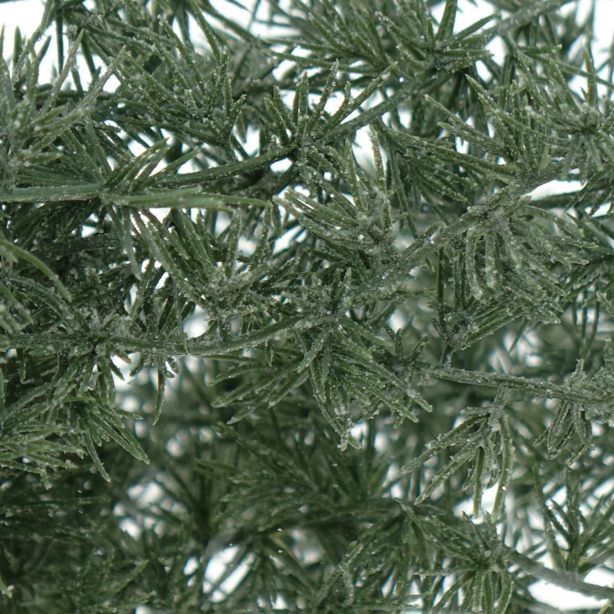 Gasper kerstslinger ceder groen berijpt 158 cm