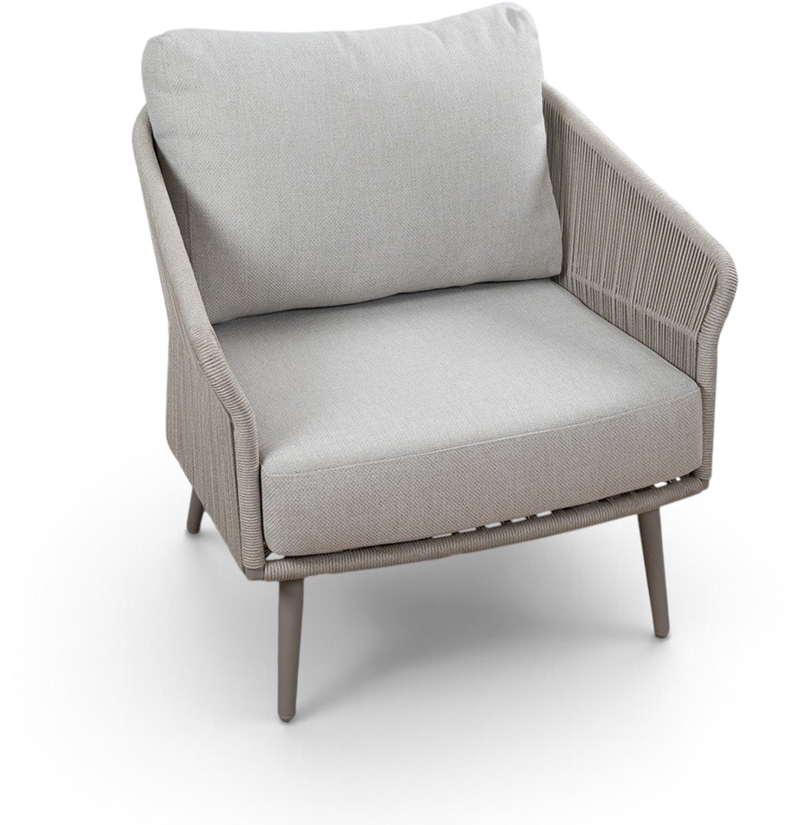 Loungestoel Alezio | Beige & Camel