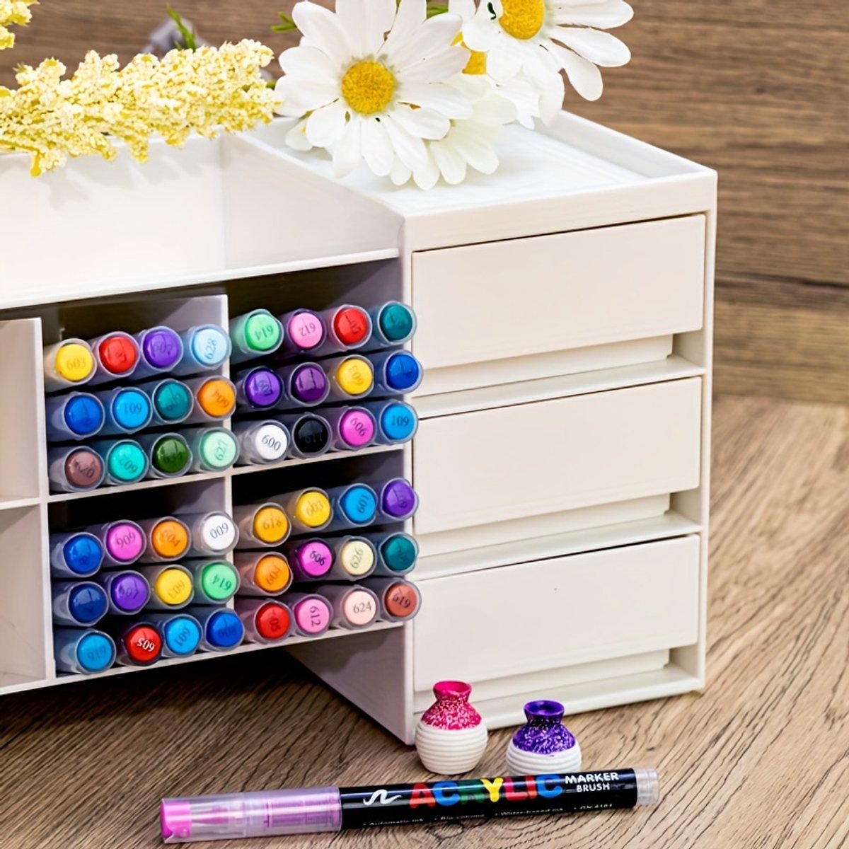 Currero Aquamarkers - Twinmarkers - Brushpennen - Stiften - Markeerstiften Op Waterbasis - Dual Tip - Tekenen En Kleuren - 168 Kleuren