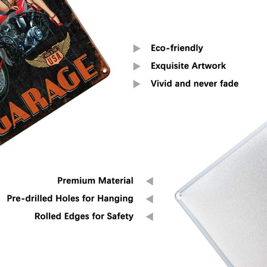 Set van 4 Vintage Metaal Wanddecoraties — afbeelding 2