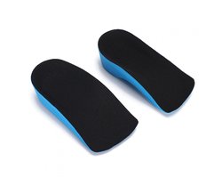 Schoenzolen Verhoogd - PU - 1 Paar - Onzichtbaar - Comfortabel - Hoogte 2-4 cm - Verhoogd Voetkussen - Inlegzolen