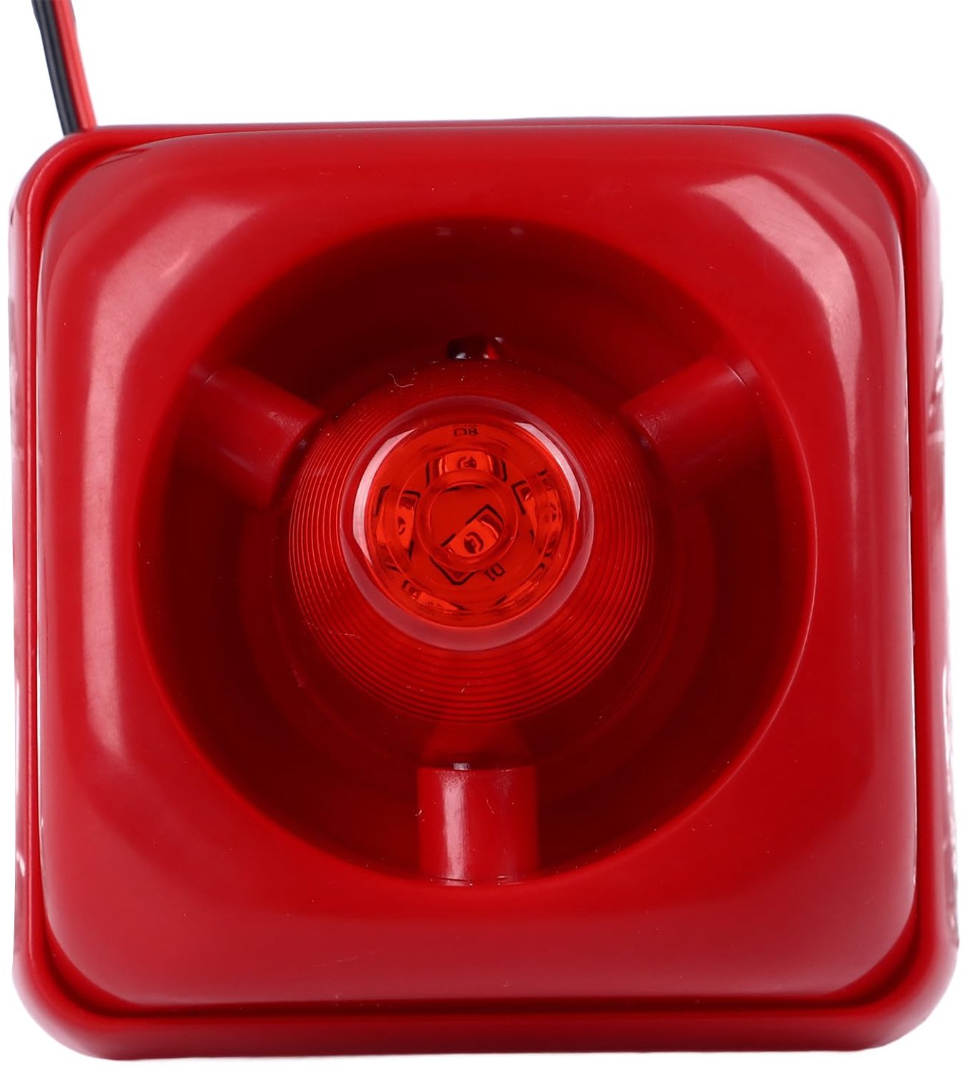 Brandalarm 115 dB - Industrieel Geluids- en Lichtalarm - Noodwaarschuwing - Stroboscoop Licht - ABS Materiaal - Veiligheidsalarm voor Fabriek