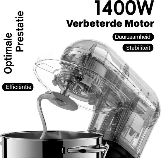 7.5L Keukenmachine met Planetary Mixing Technologie — afbeelding 3