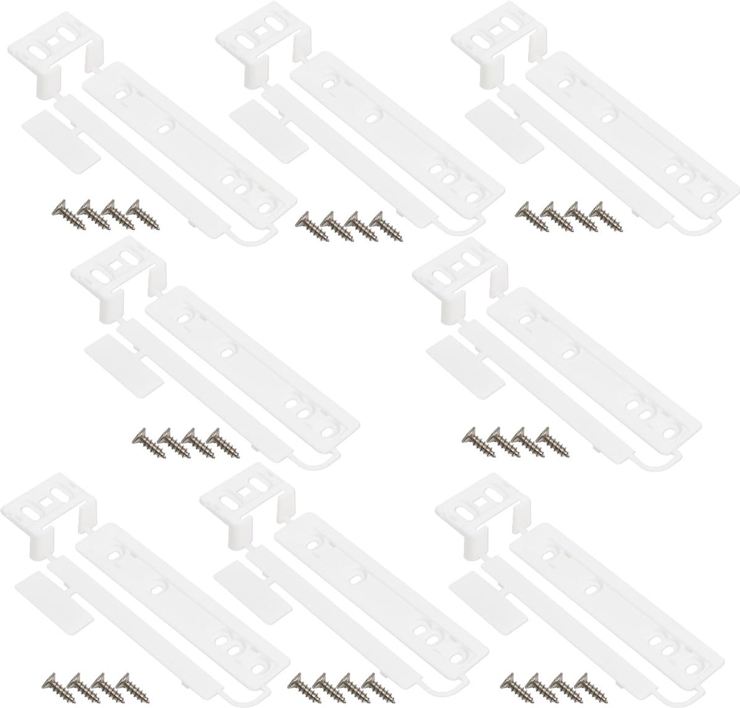 8 Stuks Universele Koelkastdeur Slider met Beugels
