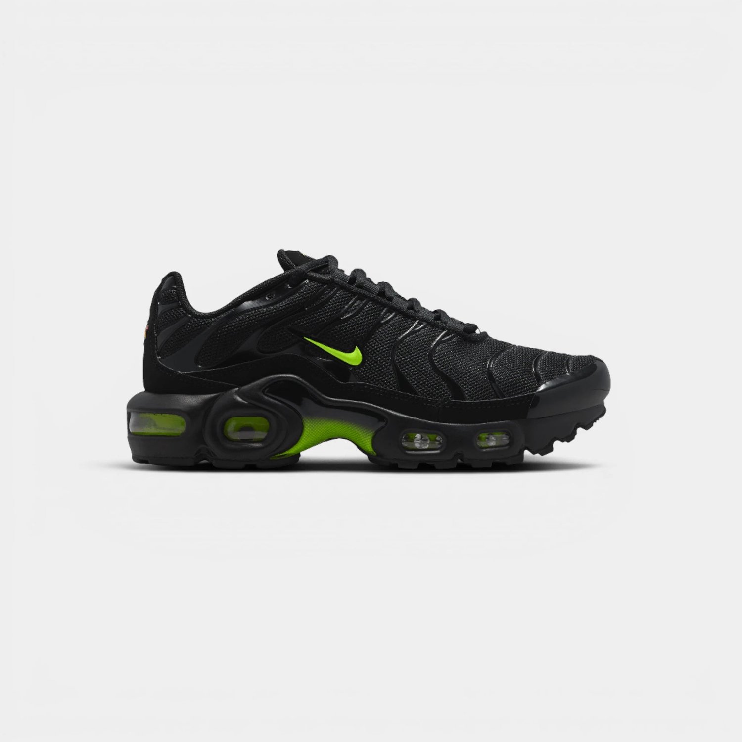 Nike Air Max Plus Older Kids’ Shoes /Volt Ice Zwart