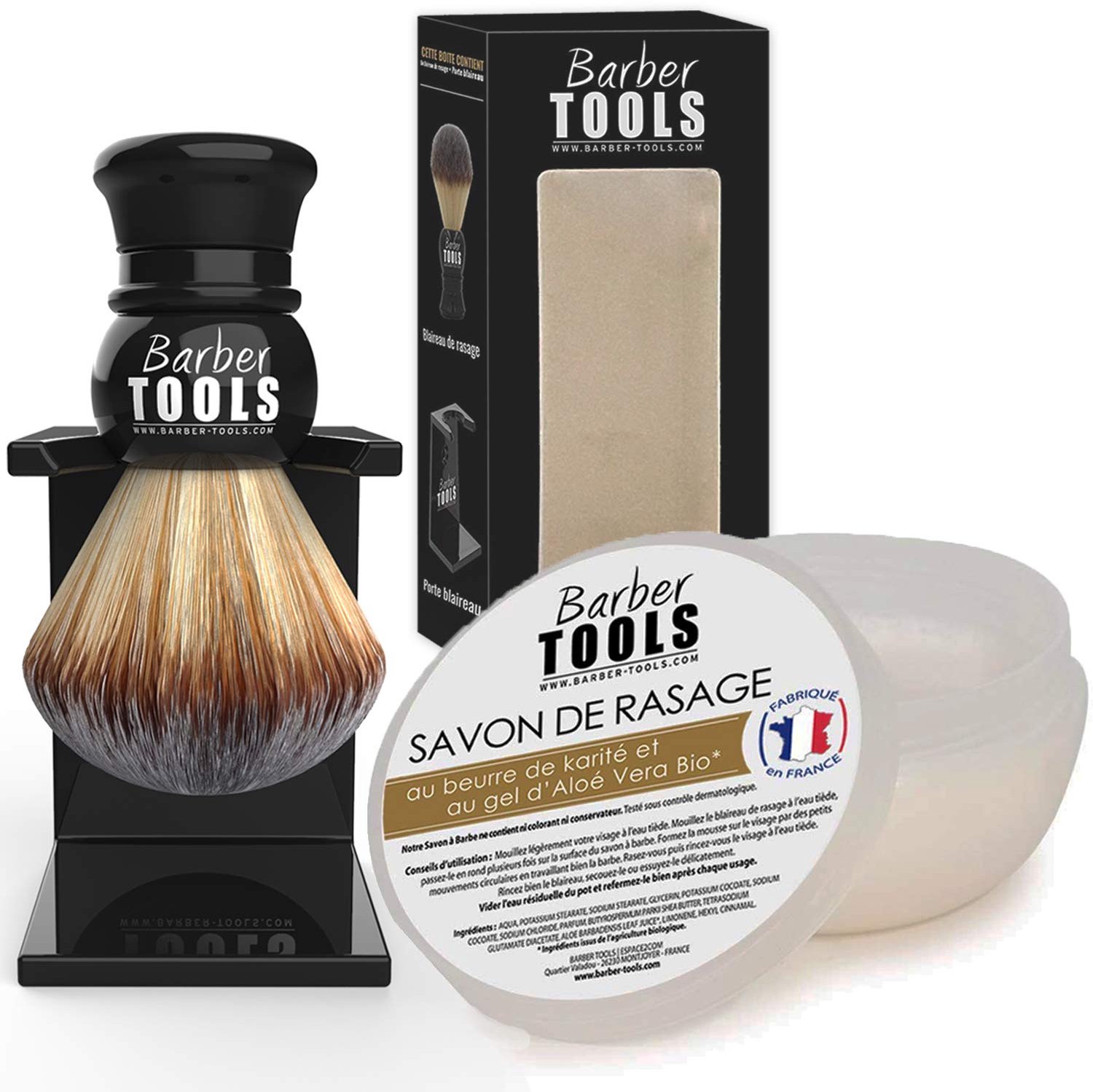 Scheerset met Scheerkwast en 150 ml Scheerzeep