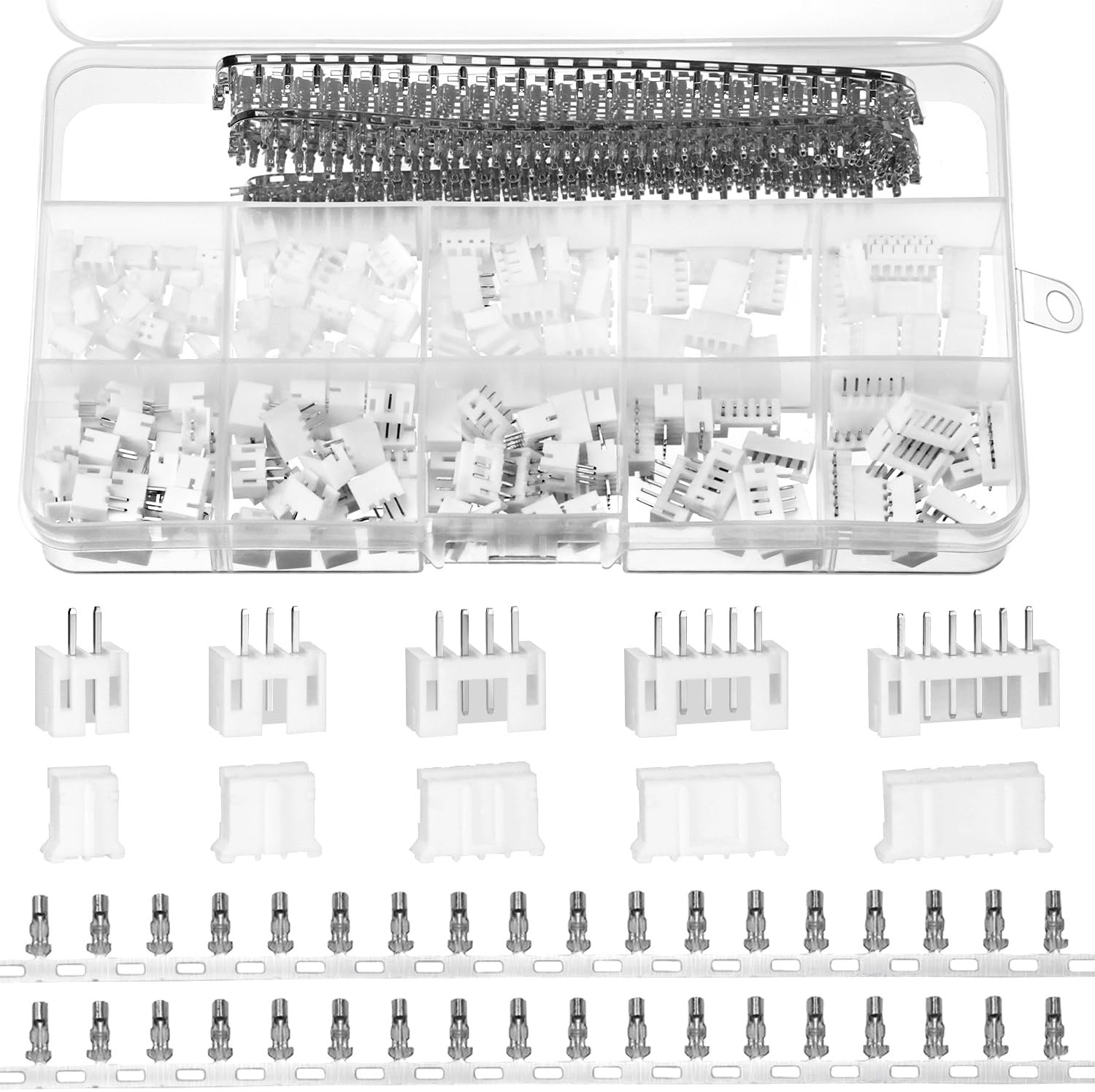 580-delige JST Connector Kit voor Eenvoudige Aansluitingen