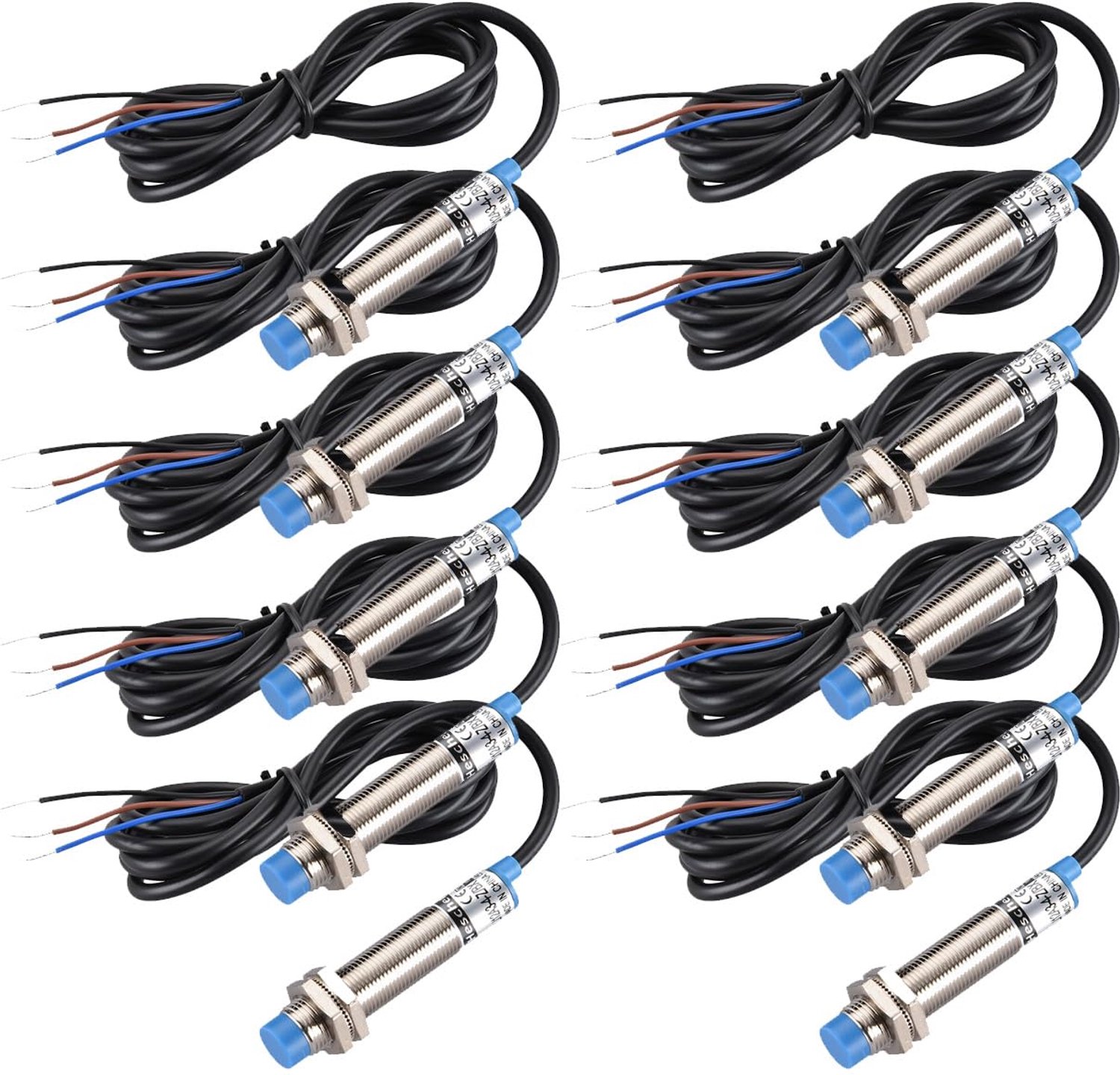 Inductieve naderingsschakelaar - 4 mm detectie - Voedingsbeveiliging - Normaal open - Sensor met rode led - Model...