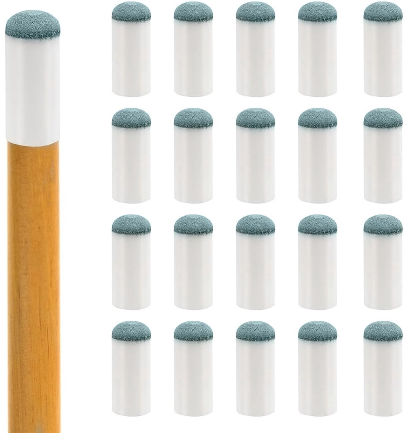 Set van 20 Vervangende Biljartkeukoppen voor Poolkeu