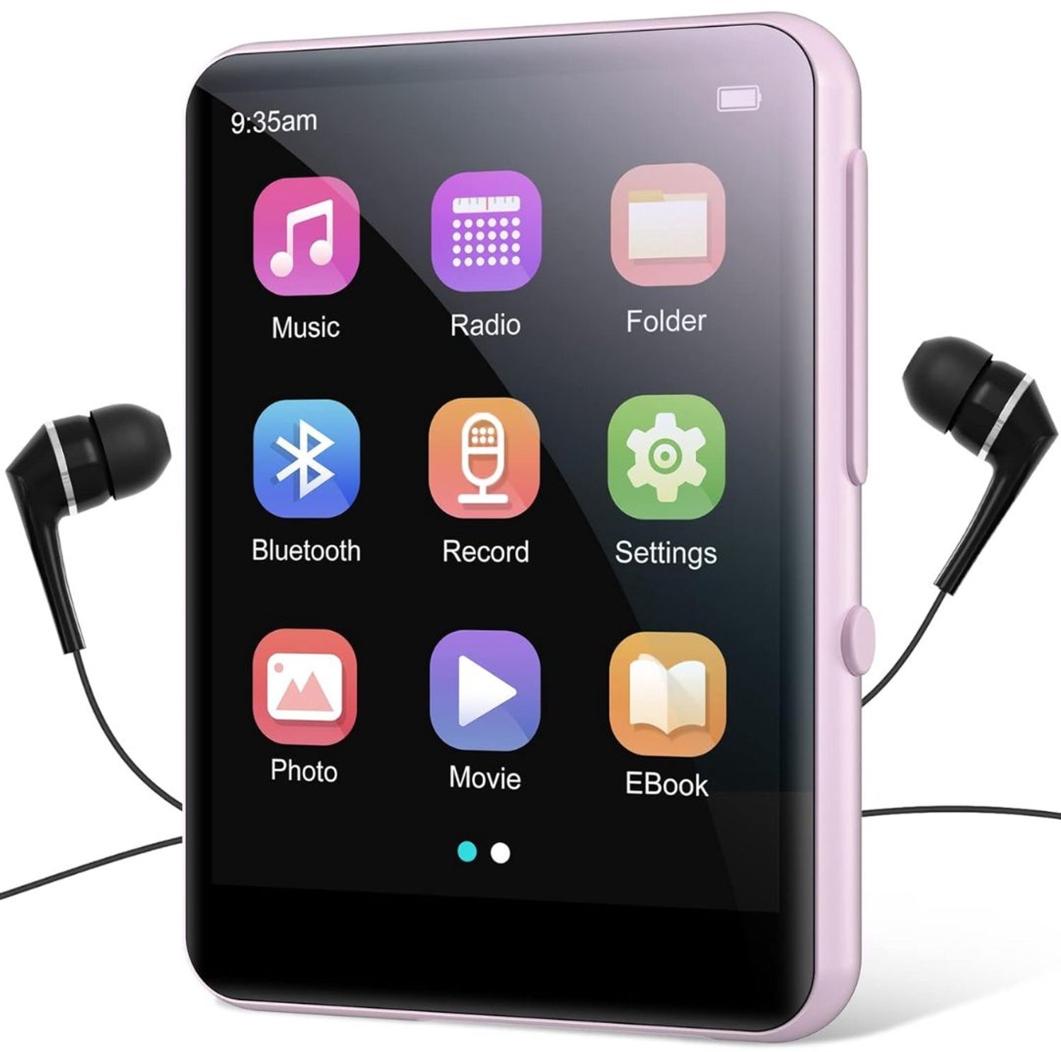 MP3 Speler Bluetooth - FM-Radio - Roze- Pink