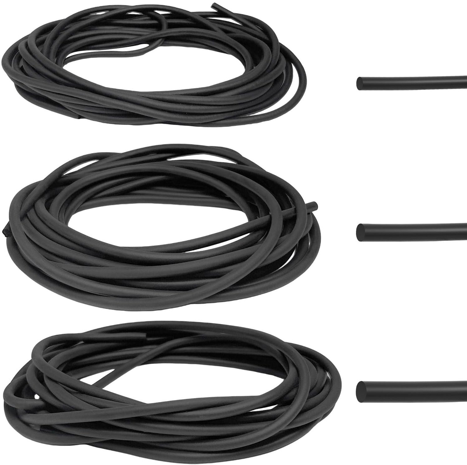 Sealing Cord Set - 3 Rollen 4mm x 6m Zwart