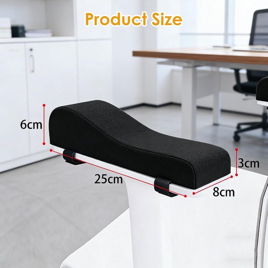 Ergonomische Geheugenfoam Armleuningkussens voor Stoelen — afbeelding 5