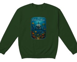 Haaien Sweater – The Coloured House – Onderwater Outfit – Unisex Sweater voor Dames & Heren – Origineel Cadeau