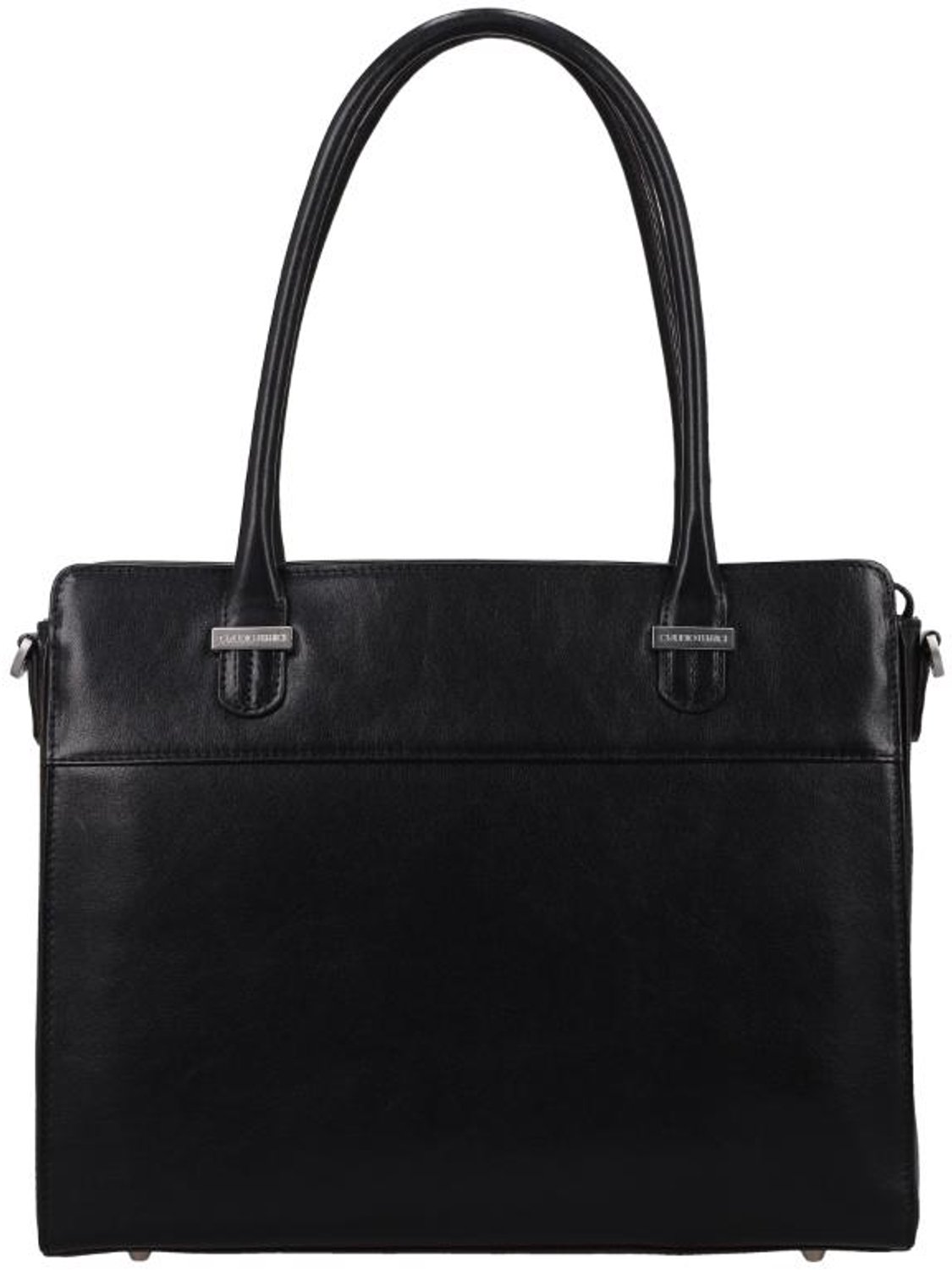 Claudio Ferrici Classico Medium Schoudertas Dames - Leer - Zwart