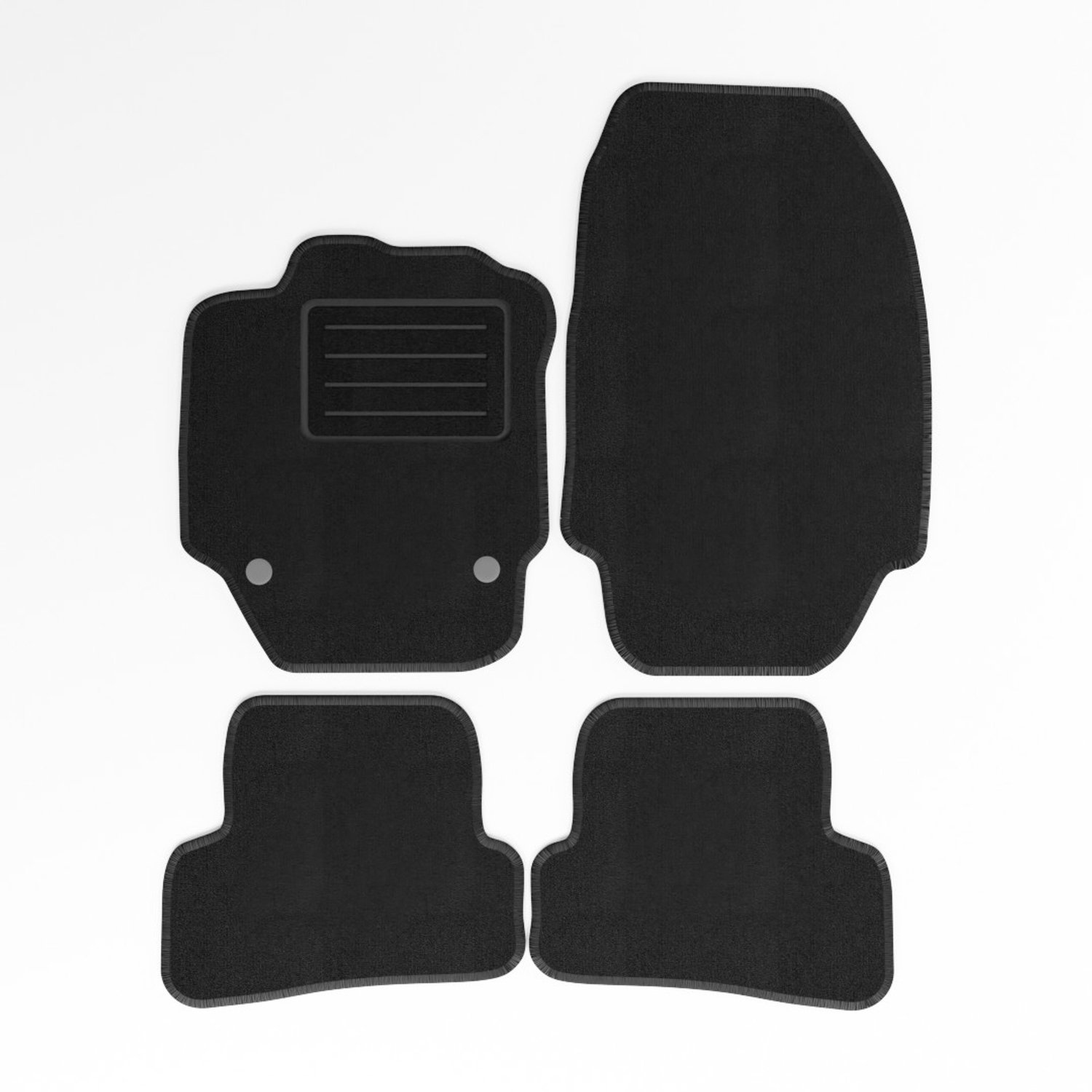 Mats4all | Naaldvilt automatten passend voor Renault Captur 2013-2020 | Antislip | Met versterking | 4-delig | Automatten | Mattenset