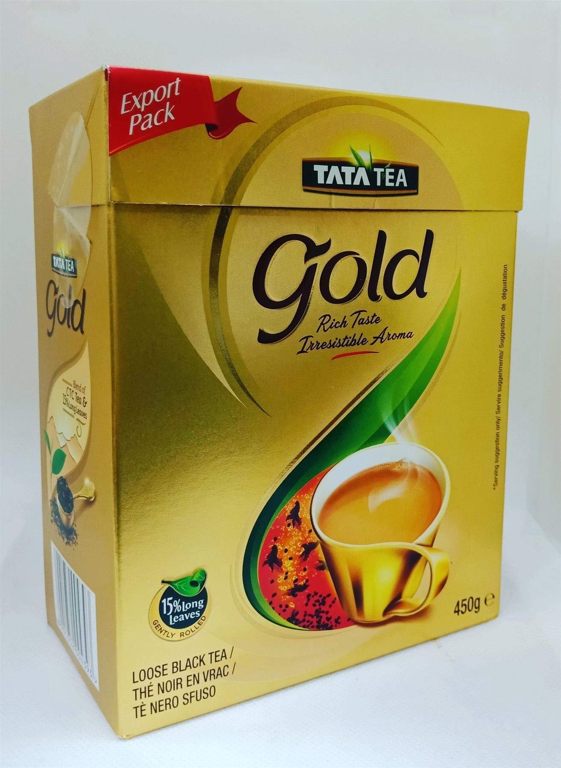 450g Thee Gold - Zwart