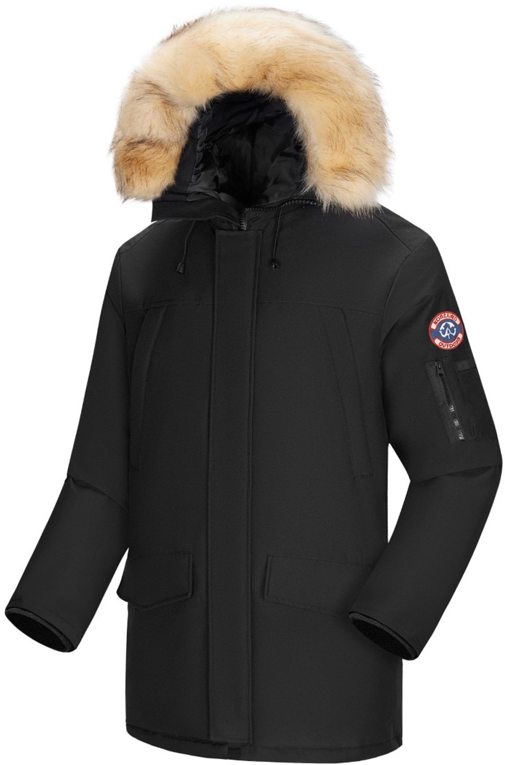 Norlund - Heren Jas winter Bjork Parka Jacket - Zwart - Maat XXL