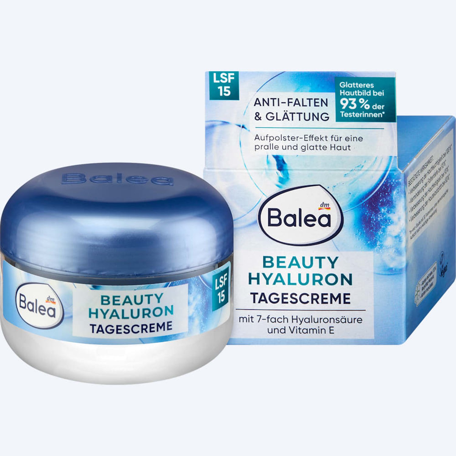 Balea Gezichtscrème Anti-Rimpel Beauty Hyaluron SPF 15, 50 ml
