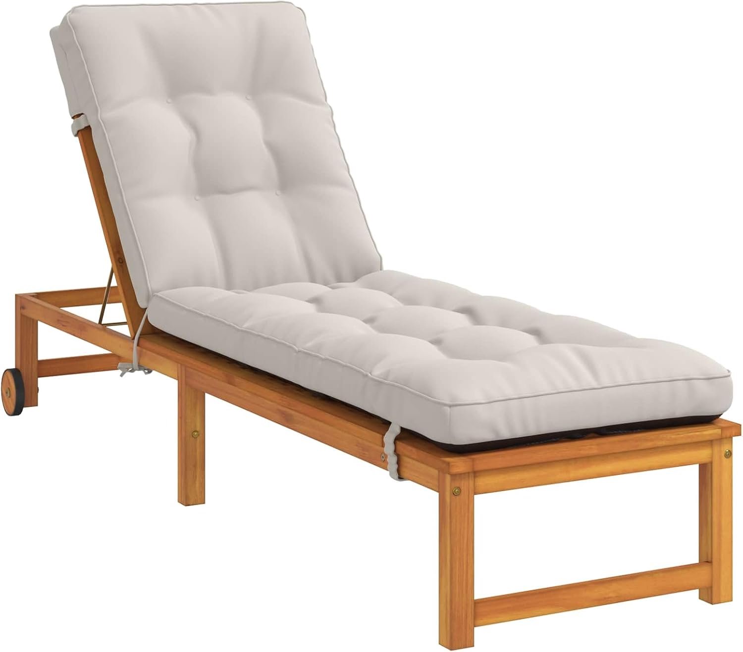 Kussen VIANEN 100% polyester wit 200 x 50 x 8 cm