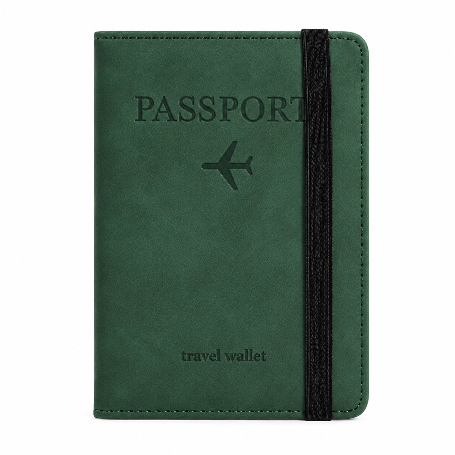 Vivva - Paspoorthouder met RFID Blokkering - Reisportemonnee & Travel Organizer - Paspoort Hoesje - Reisetui voor Paspoort, Kaarten & Reisdocumenten - Anti Skim - Dames & Heren - Groen - PASSHOLD