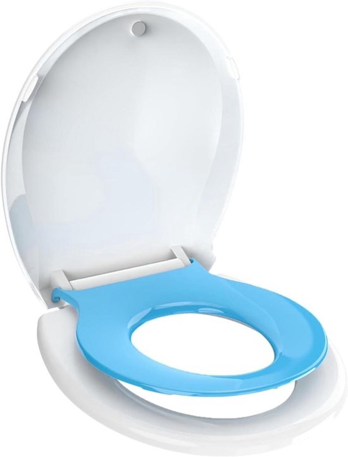 Peuter toiletbril - Zindelijkheidstrainer - Hulp bij zindelijkheidstraining - Zacht sluitend - 419 cm - Blauw