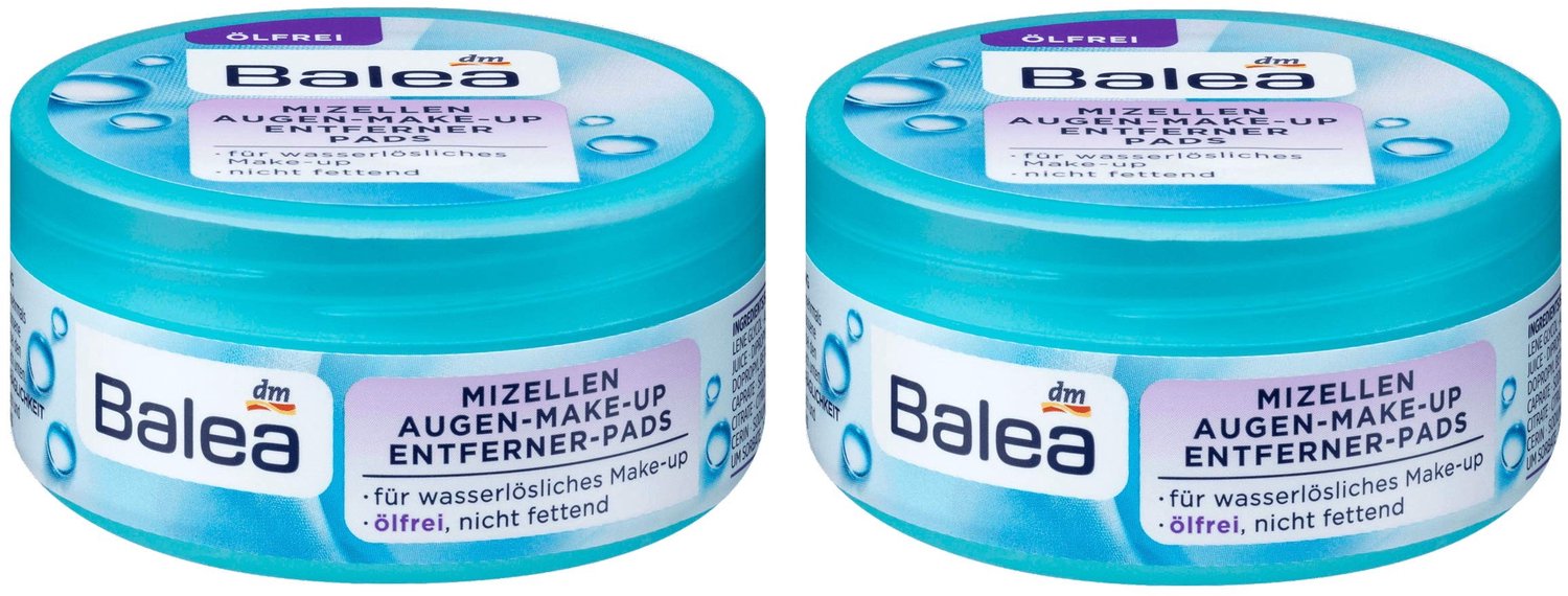 Micell Oogmake-up Verwijder Pads - Olievrij - 100 Stuks