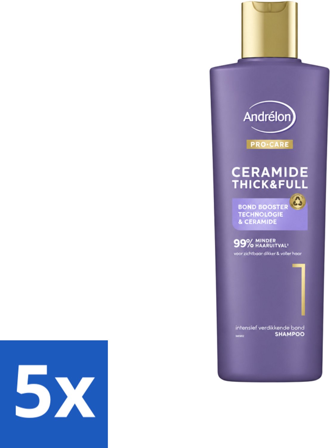 5 x Andrélon – Shampoo – Pro Care – 250 ml - Voordeelverpakking - 5 stuks