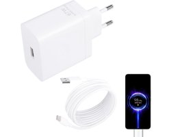 67W USB Charger for Oppo Super-vooc with 6A USB-C Cable, 2 Meters, Compatible with Con Real-me GT 7 Pro, Reno 13, 12FS, One-Plus 13, Nord CE 4, 3 Lite, Find X8, X7, Find X7 Ultra