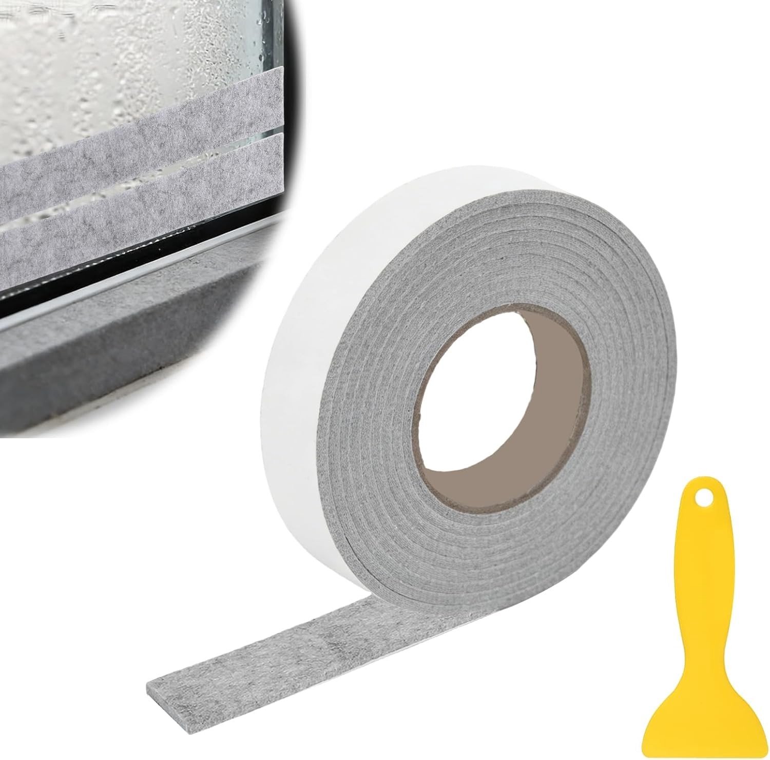 Anti-fog Plakband 5 m x 3 cm x 0,5 cm voor Ramen - Vochtabsorberende Strips tegen Condensatie en Waterdamp