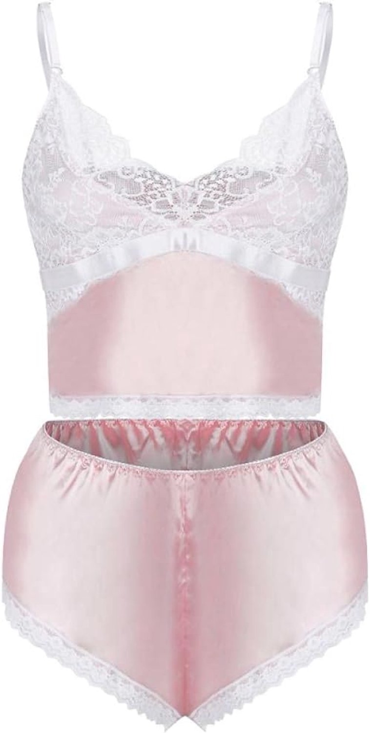 Dameskostuums Sexy Lingerie V-hals Kant Dames Sexy Lingerie Transparant set-Black_S
