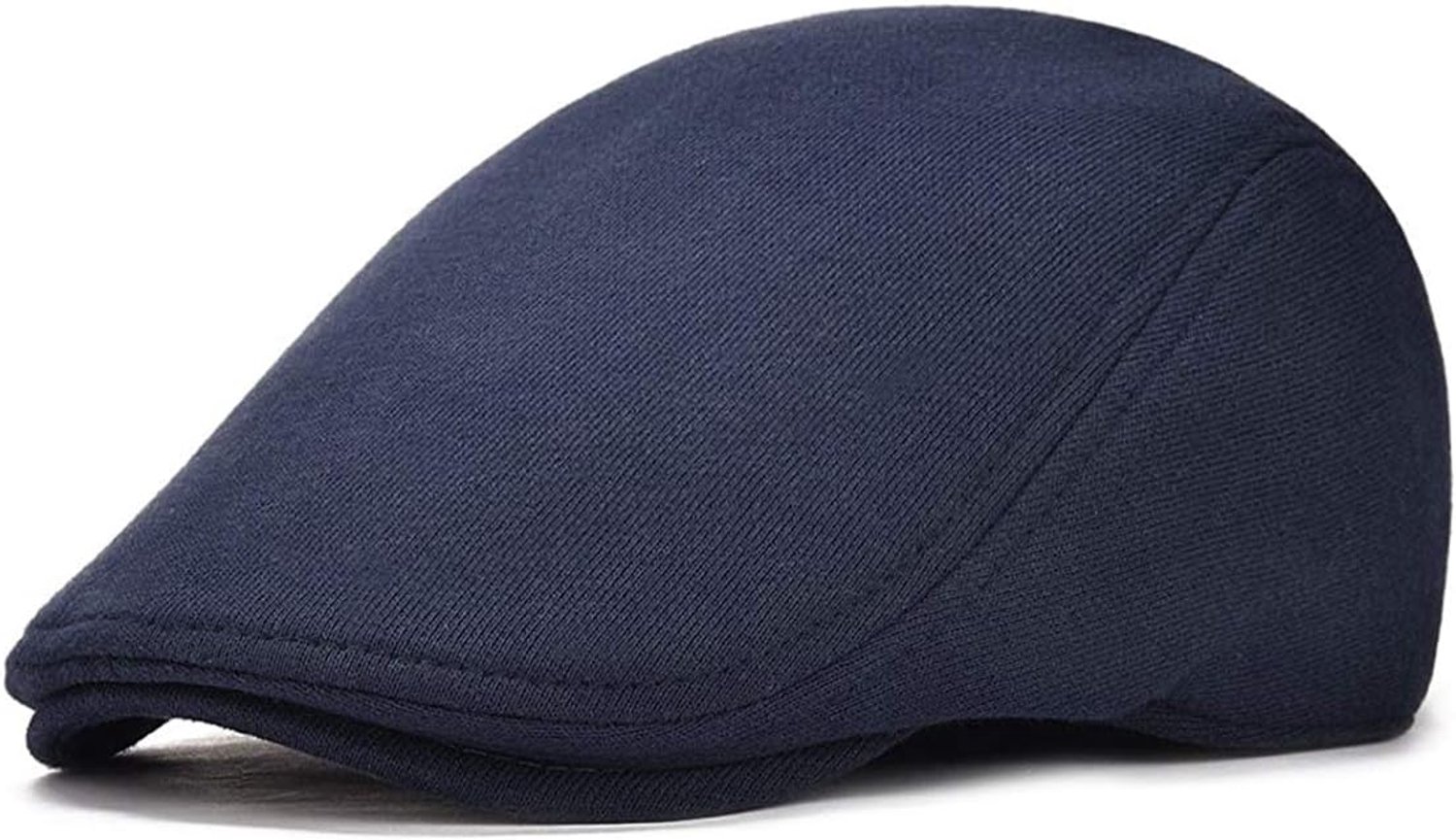 Platte Pet Vintage Baret Krantenjongenspet Lichtgewicht Verstelbaar Reizen Vakantie Flat Cap Blauw B