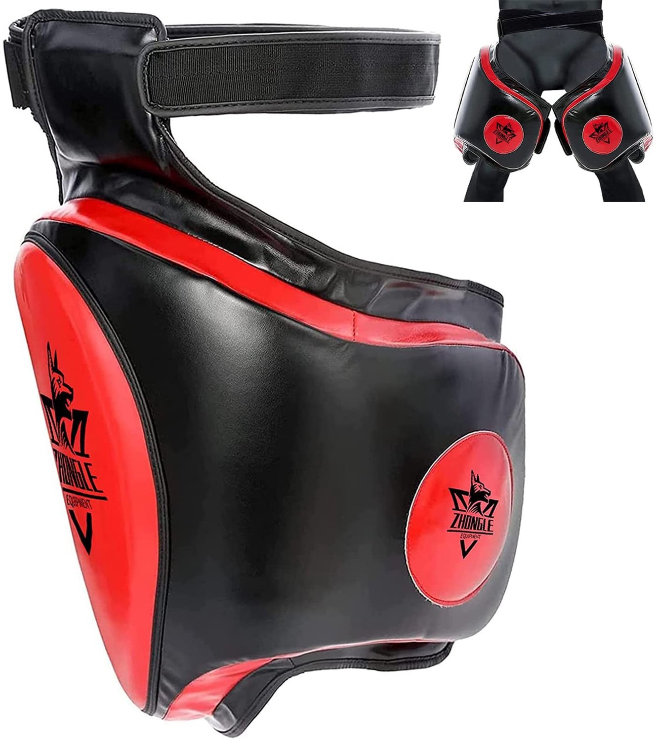 Muay Thai Thigh Guards - Sport Beschermers - Rood