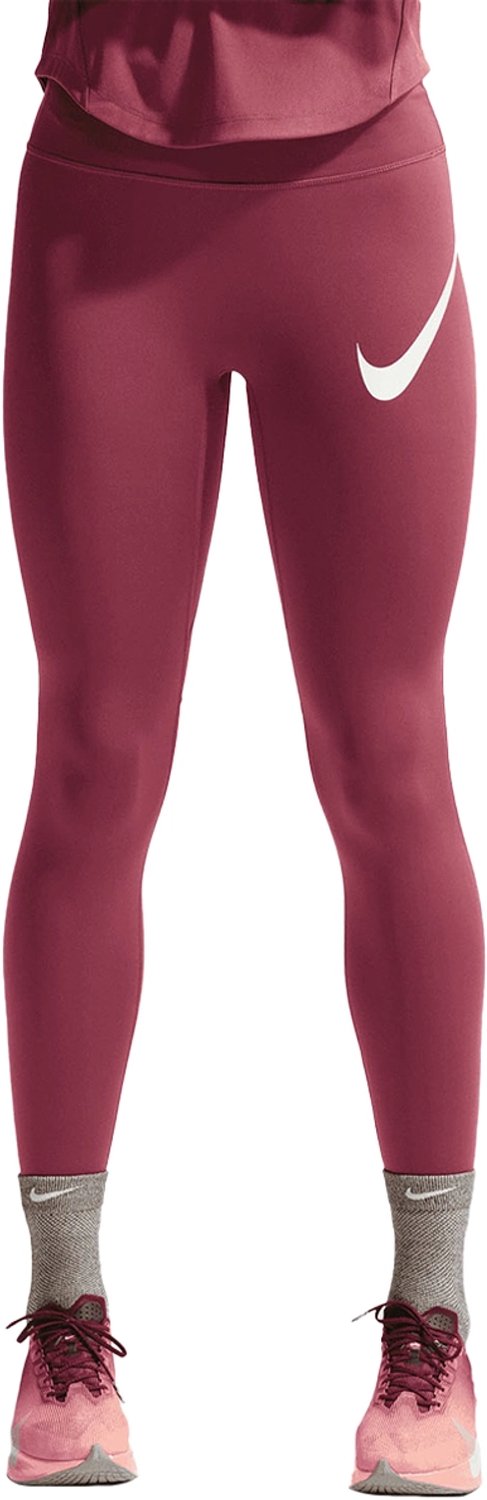 Nike w nk df tempo hr 7/8 tgt swhbr in de kleur . Roze