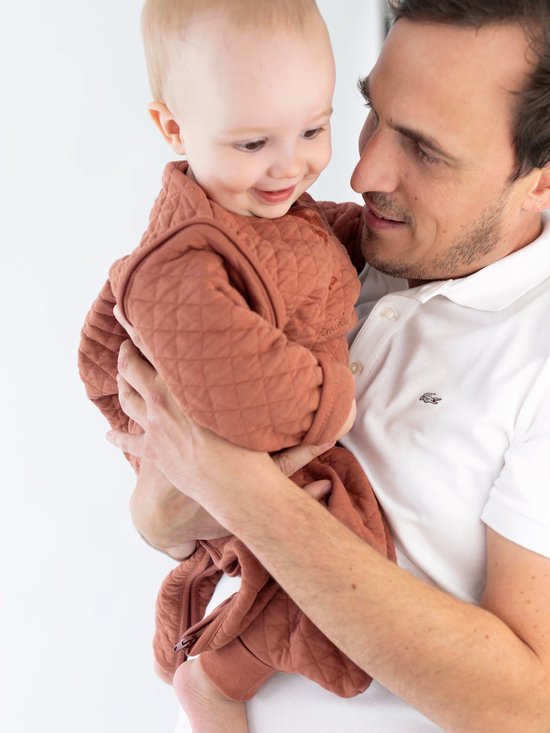 BEMINI Babyslaapzak - MAGIC BAG 4-12m - TOG 1.5 - Gewatteerd comfort - Brick — afbeelding 4