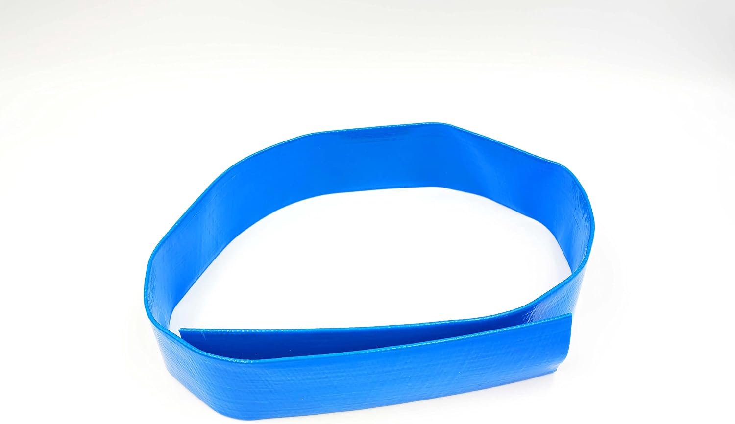 Flat hose 2 inch per meter - PVC blauw - 6 bar werkdruk - ideaal voor bouw en industrie - Vemera