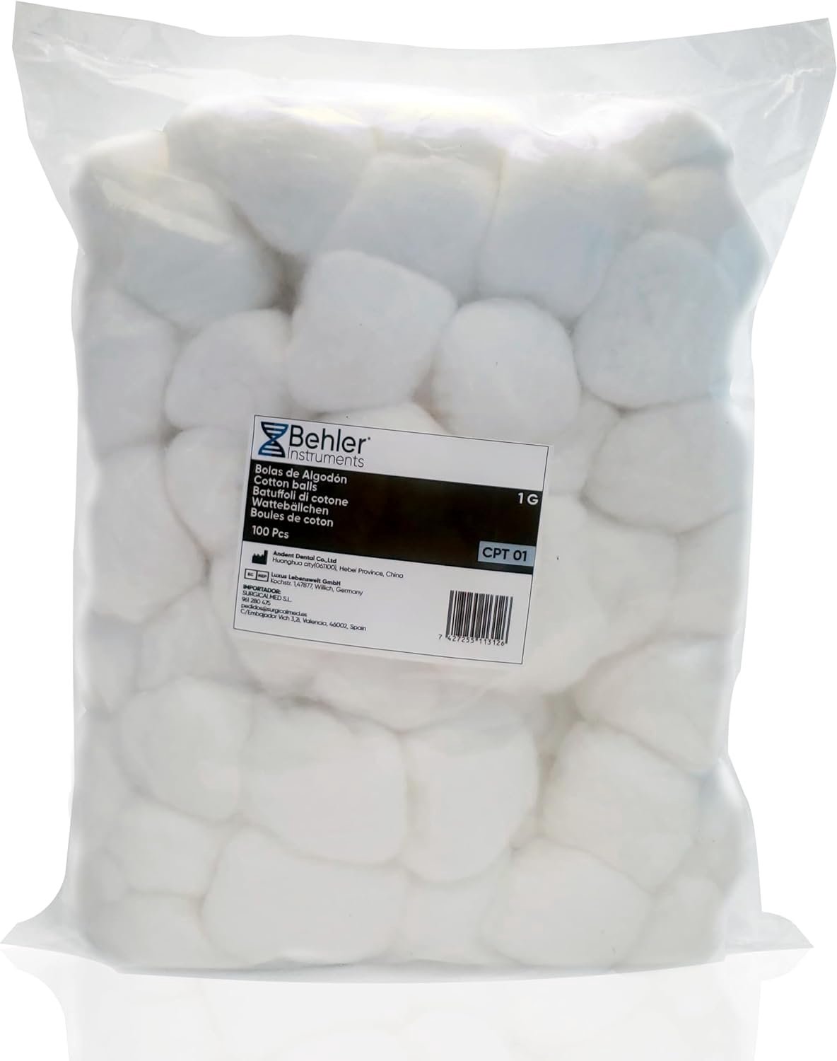 Biologische Katoenen Ballen - 100 stuks - Zacht & Veelzijdig
